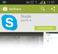 Google Play Instalace Skype